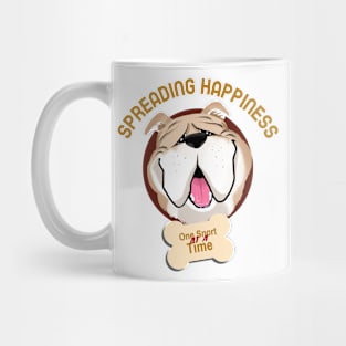 Spreading Happiness, One Snort at a Time: Bulldog Lover Mug